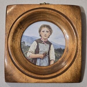 Antique Albert Anker Wooden Framed Prints